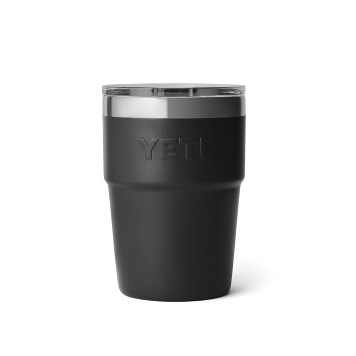 21071502851 TERMO RAMBLER 16oz STACKABLE CUP TAPA MAGNETICA NEGRO MARCA YETI