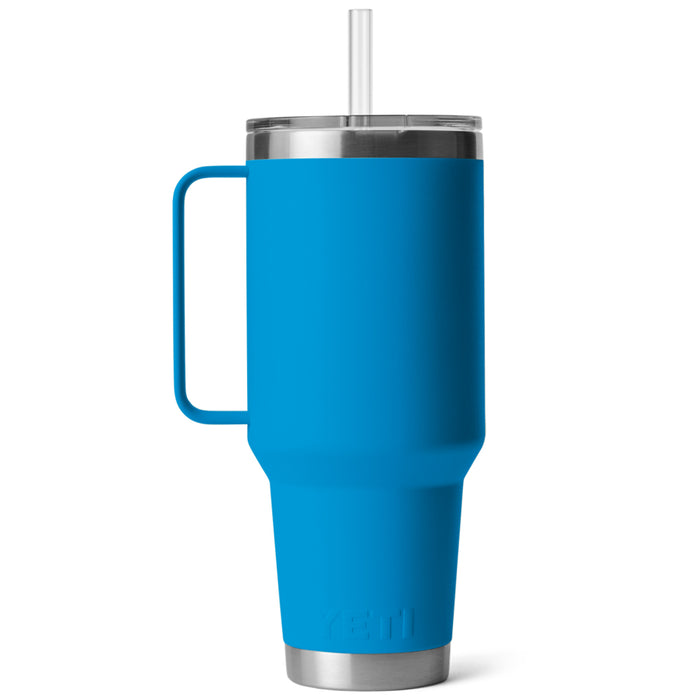 21071502896 TERMO RAMBLER 42oz STRAW MUG BIG WAVE BLUE MARCA YETI