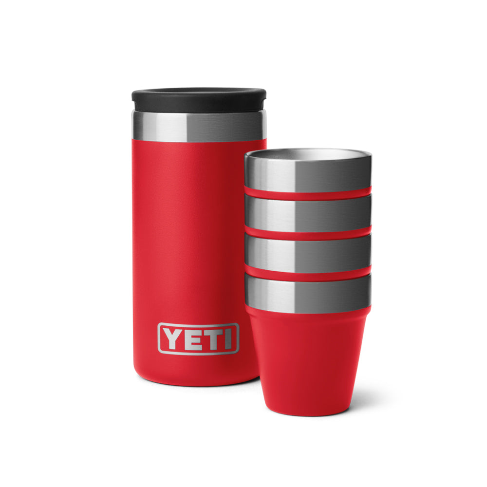 VASOS DE SHOT YETI 4 PIEZAS RESCUE RED 21071502946