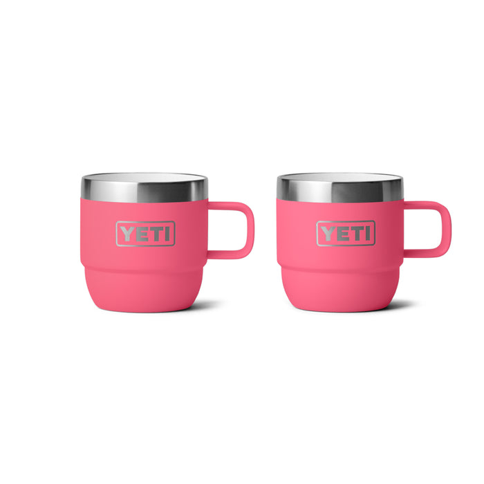 21071502982 TAZA RAMBLER 6oz STACKABLE 2 PIEZAS TROPICAL PINK MARCA YETI