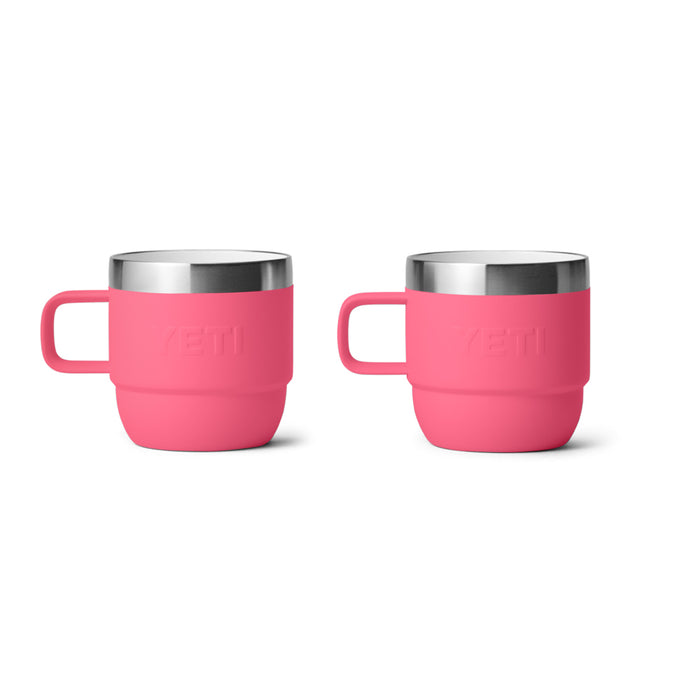 21071502982 TAZA RAMBLER 6oz STACKABLE 2 PIEZAS TROPICAL PINK MARCA YETI