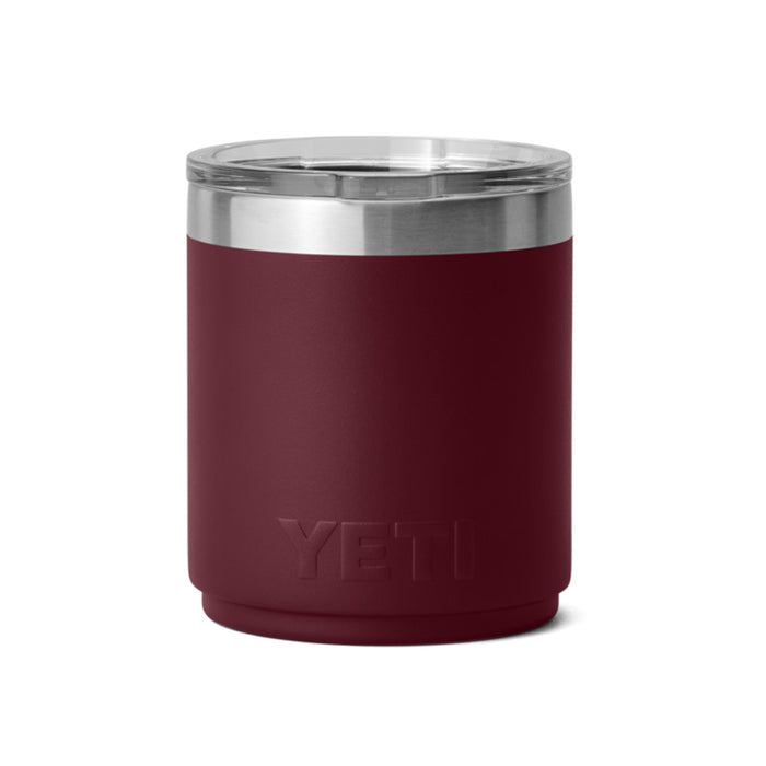 21071503211 TERMO RAMBLER 10oz LOWBALL 2.0 TAPA MAGNETICA WILD VINE RED MARCA YETI