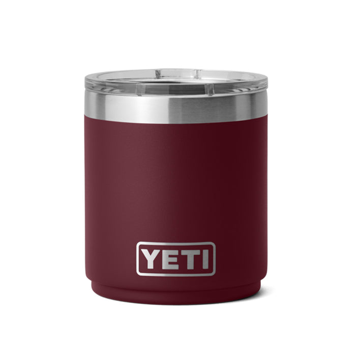 21071503211 TERMO RAMBLER 10oz LOWBALL 2.0 TAPA MAGNETICA WILD VINE RED MARCA YETI