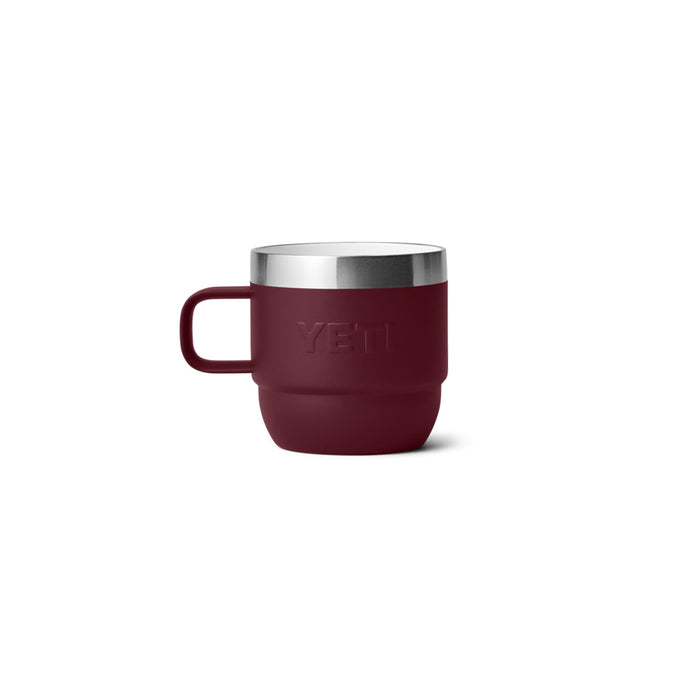 21071503220 TAZA RAMBLER 6oz STACKABLE 2 PIEZAS WILD VINE RED MARCA YETI