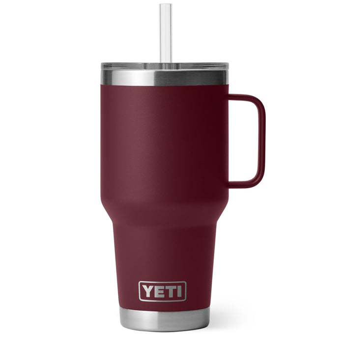 21071503250 TERMO RAMBLER 35oz STRAW MUG WILD VINE RED MARCA YETI