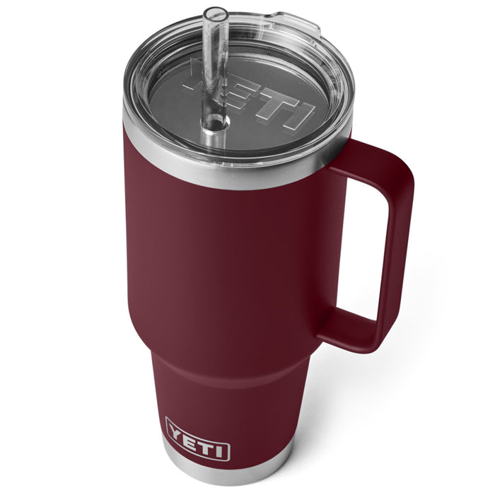 21071503251 TERMO RAMBLER 42oz STRAW MUG WILD VINE RED MARCA YETI