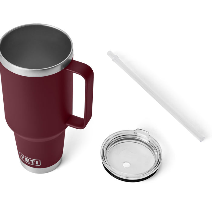 21071503251 TERMO RAMBLER 42oz STRAW MUG WILD VINE RED MARCA YETI