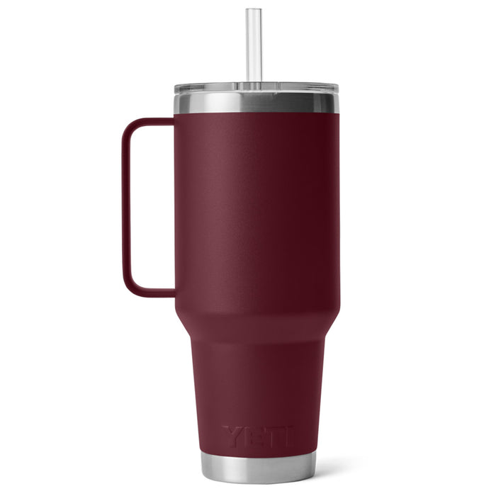 21071503251 TERMO RAMBLER 42oz STRAW MUG WILD VINE RED MARCA YETI