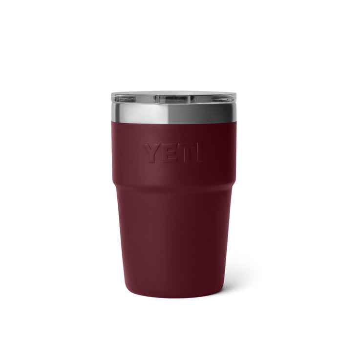 21071503261 TERMO RAMBLER 16oz STACKABLE CUP TAPA MAGNETICA WILD VINE RED MARCA YETI