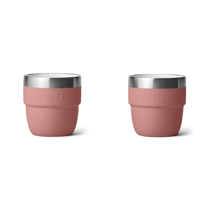 21071503326 TAZA RAMBLER 4oz STACKABLE 2 PIEZAS SANDSTONE PINK MARCA YETI