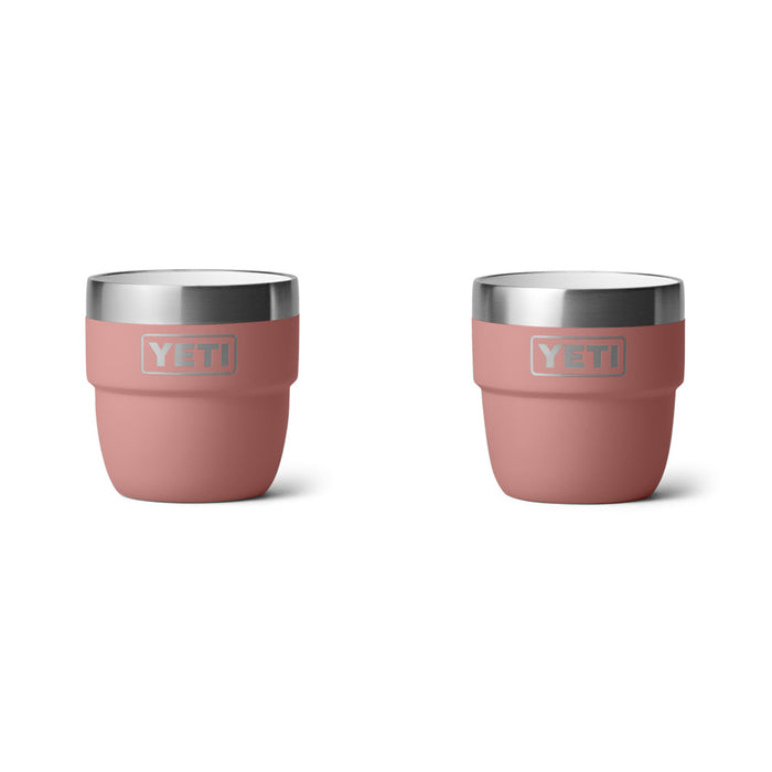 21071503326 TAZA RAMBLER 4oz STACKABLE 2 PIEZAS SANDSTONE PINK MARCA YETI