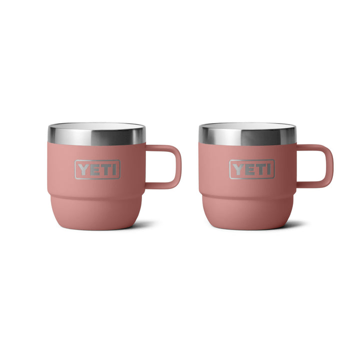 21071503327 TAZA RAMBLER 6oz STACKABLE 2 PIEZAS SANDSTONE PINK MARCA YETI