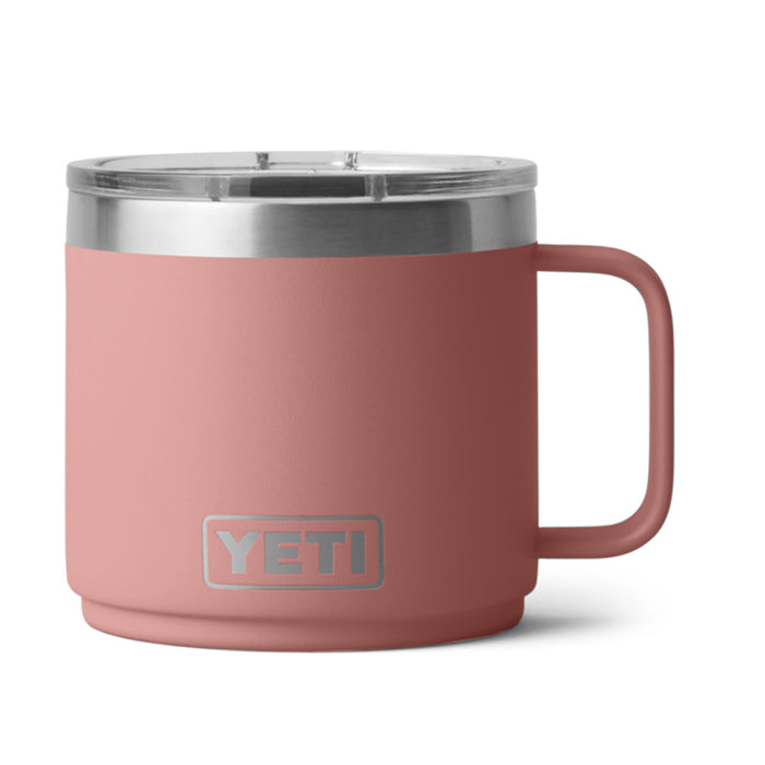 21071503329 TAZA RAMBLER 14oz MUG 2.0 TAPA MAGNETICA SANDSTONE PINK MARCA YETI