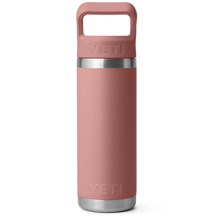 21071503334 TERMO RAMBLER 18oz BOTTLE STRAW CAP COLOR MATCHED SANDSTONE PINK MARCA YETI