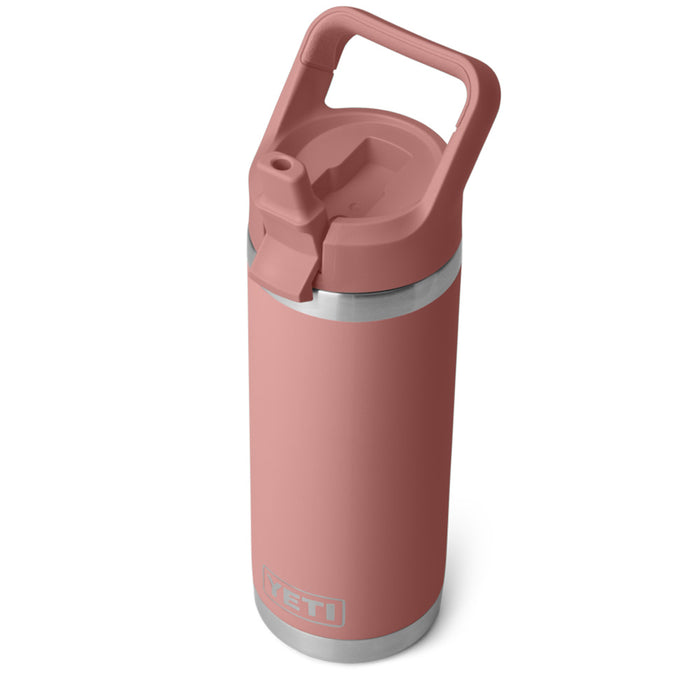 21071503334 TERMO RAMBLER 18oz BOTTLE STRAW CAP COLOR MATCHED SANDSTONE PINK MARCA YETI