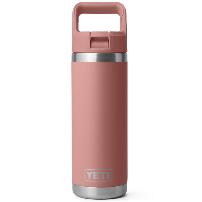 21071503334 TERMO RAMBLER 18oz BOTTLE STRAW CAP COLOR MATCHED SANDSTONE PINK MARCA YETI