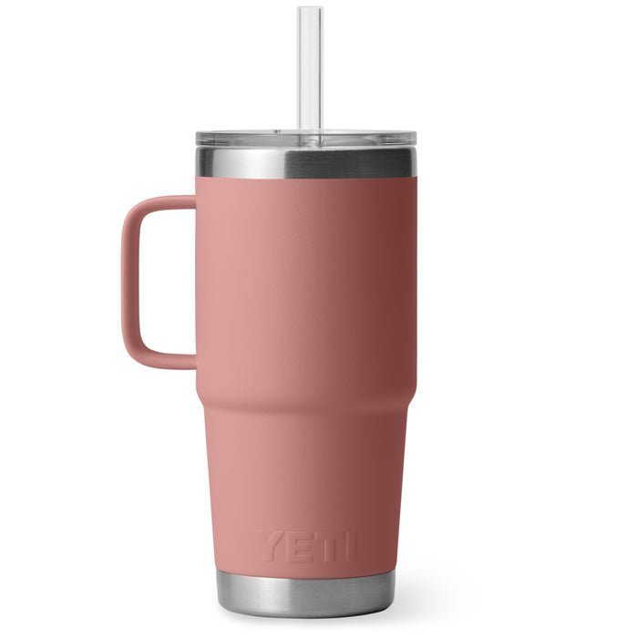 21071503347 TERMO RAMBLER 25oz STRAW MUG SANDSTONE PINK MARCA YETI