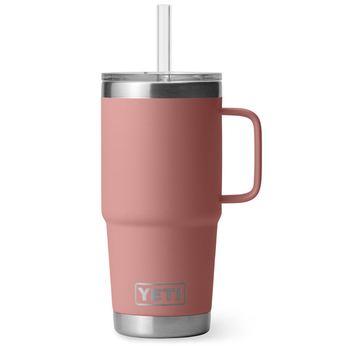 21071503347 TERMO RAMBLER 25oz STRAW MUG SANDSTONE PINK MARCA YETI