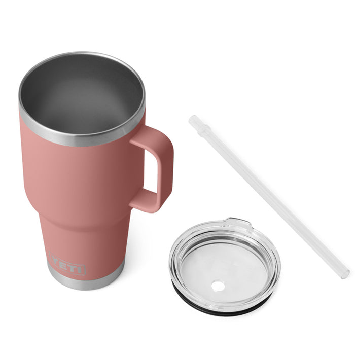 21071503348 TERMO RAMBLER 35oz STRAW MUG SANDSTONE PINK MARCA YETI