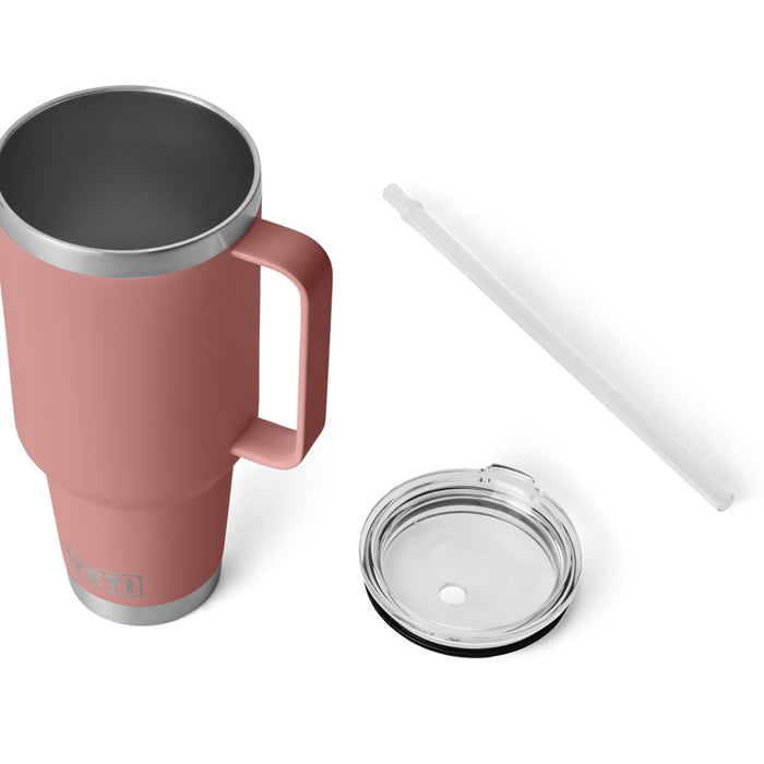 21071503349 TERMO RAMBLER 42oz STRAW MUG SANDSTONE PINK MARCA YETI