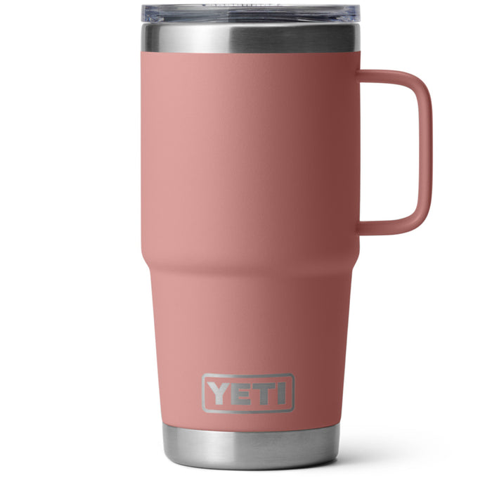 21071503350 TAZA RAMBLER 20oz TRAVEL MUG CON TAPA STRONGHOLP SANDSTONE PINK MARCA YETI