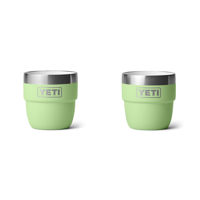 21071503415 TAZA RAMBLER 4oz STACKABLE 2 PIEZAS KEY LIME MARCA YETI