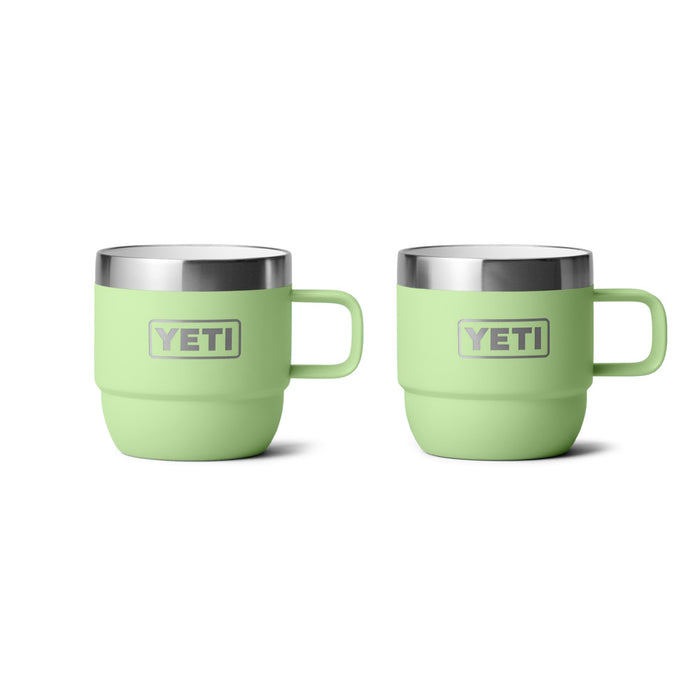 21071503416 TAZA RAMBLER 6oz STACKABLE 2 PIEZAS KEY LIME MARCA YETI