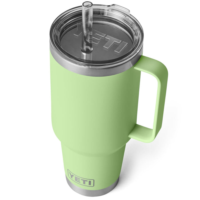 21071503447 TERMO RAMBLER 42oz STRAW MUG KEY LIME MARCA YETI