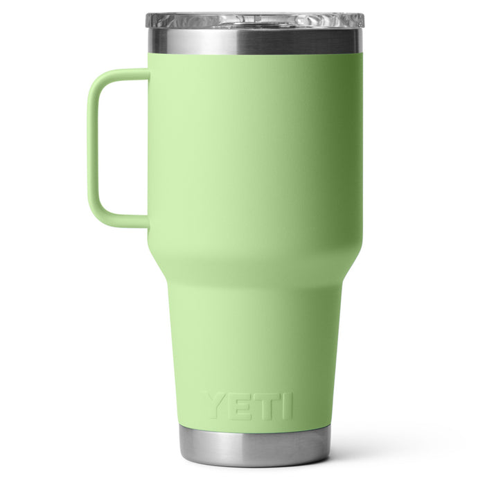 21071503449 TAZA RAMBLER 30oz TRAVEL MUG CON TAPA STRONHOLD KEY LIME MARCA YETI