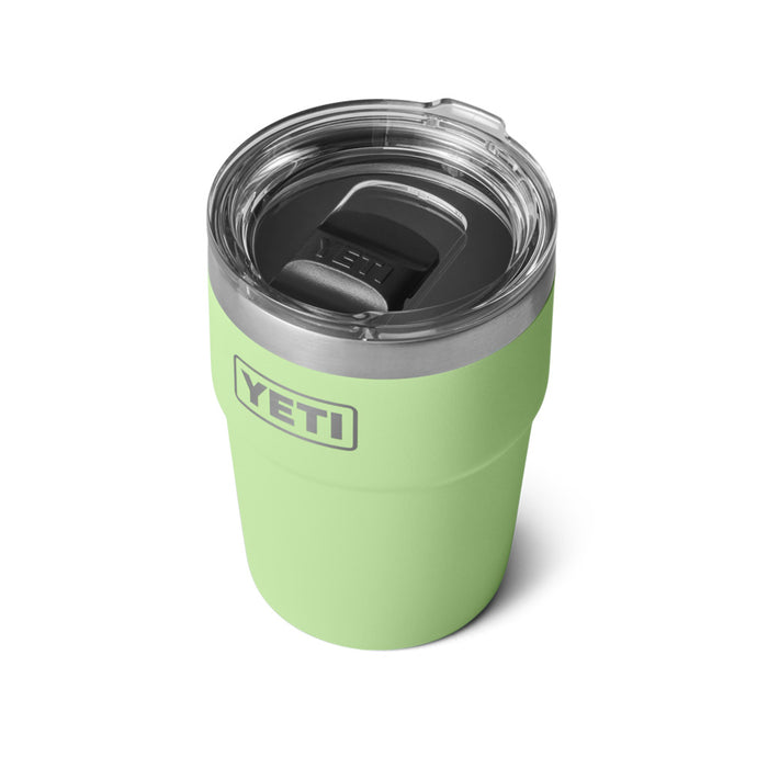 21071503457 TERMO RAMBLER 16oz STACKABLE CUP TAPA MAGNETICA KEY LIME MARCA YETI