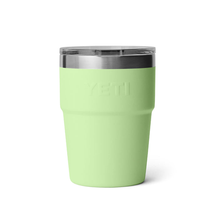 21071503457 TERMO RAMBLER 16oz STACKABLE CUP TAPA MAGNETICA KEY LIME MARCA YETI