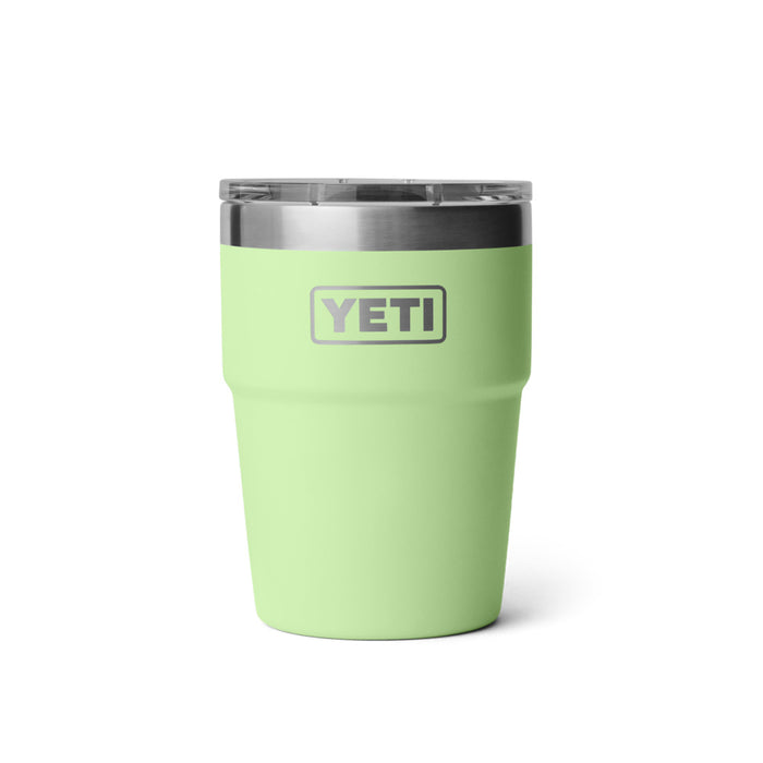 21071503457 TERMO RAMBLER 16oz STACKABLE CUP TAPA MAGNETICA KEY LIME MARCA YETI