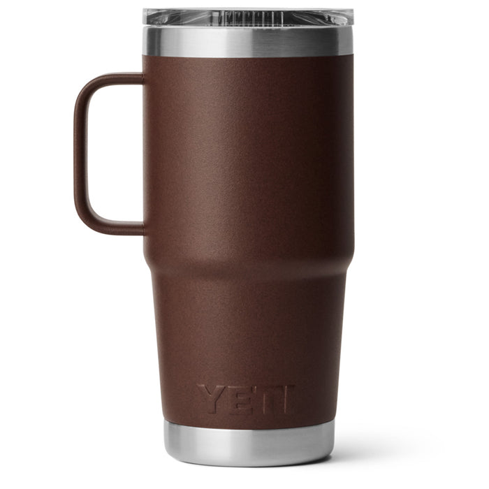 21071503539 TAZA RAMBLER 20oz TRAVEL MUG CON TAPA STRONGHOLD WETLANDS BROWN MARCA YETI