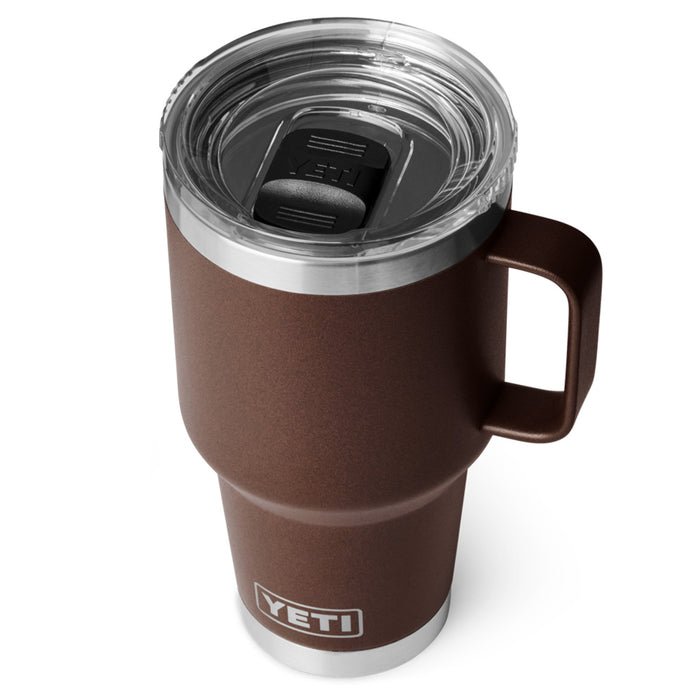 21071503540 TAZA RAMBLER 30oz TRAVEL MUG CON TAPA STRONGHOLD WETLANDS BROWN MARCA YETI