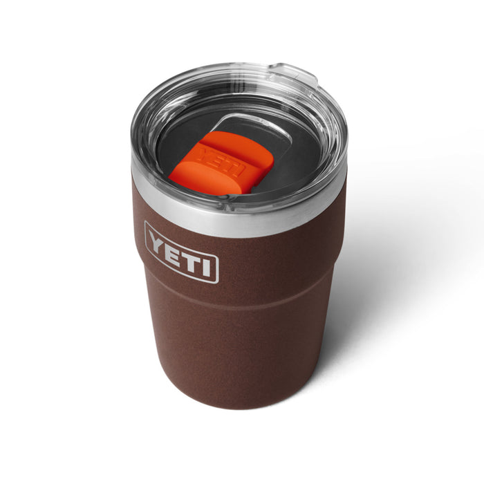 21071503543 TERMO RAMBLER 16oz STACKABLE CUP TAPA MAGNETICA WETLANDS BROWN MARCA YETI