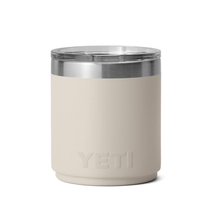 21071503581 TERMO RAMBLER 10oz LOWBALL 2.0 TAPA MAGNETICA CAPE TAUPE MARCA YETI