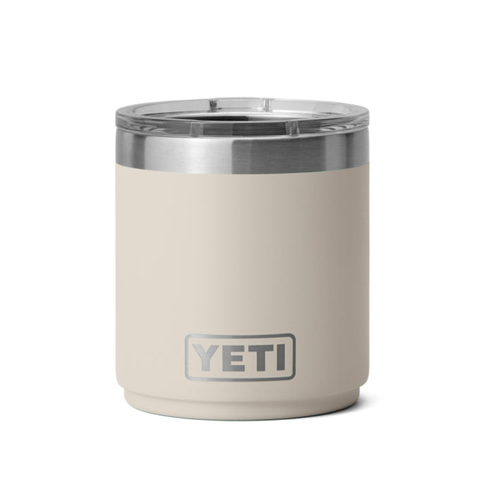 21071503581 TERMO RAMBLER 10oz LOWBALL 2.0 TAPA MAGNETICA CAPE TAUPE MARCA YETI