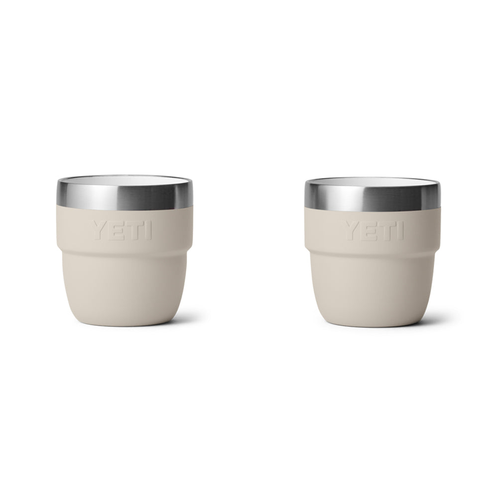 21071503584 TAZA RAMBLER 4oz STACKABLE 2 PIEZAS CAPE TAUPE MARCA YETI