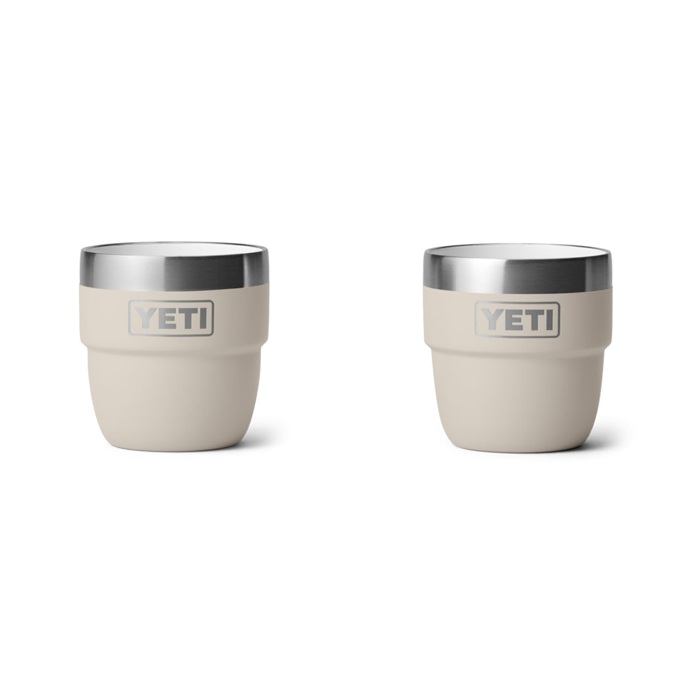 21071503584 TAZA RAMBLER 4oz STACKABLE 2 PIEZAS CAPE TAUPE MARCA YETI