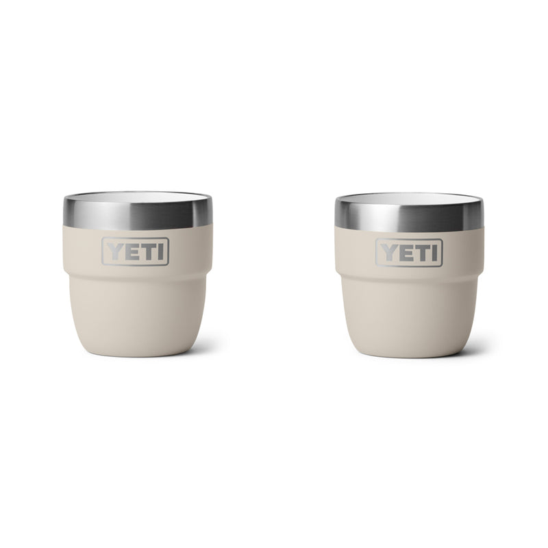 21071503584 TAZA RAMBLER 4oz STACKABLE 2 PIEZAS CAPE TAUPE MARCA YETI