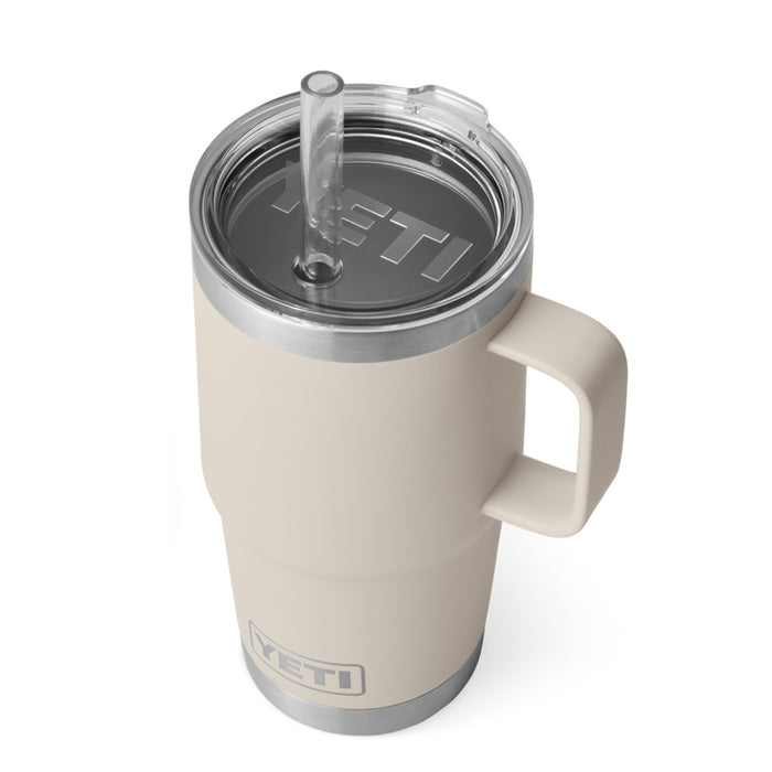 21071503600 TERMO RAMBLER 25oz STRAW MUG CAPE TAUPE MARCA YETI