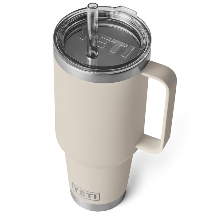 21071503602 TERMO RAMBLER 42oz STRAW MUG CAPE TAUPE MARCA YETI