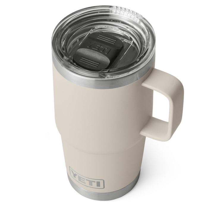 21071503603 TAZA RAMBLER 20oz TRAVEL MUG CON TAPA STRONGHOLD CAPE TAUPE MARCA YETI