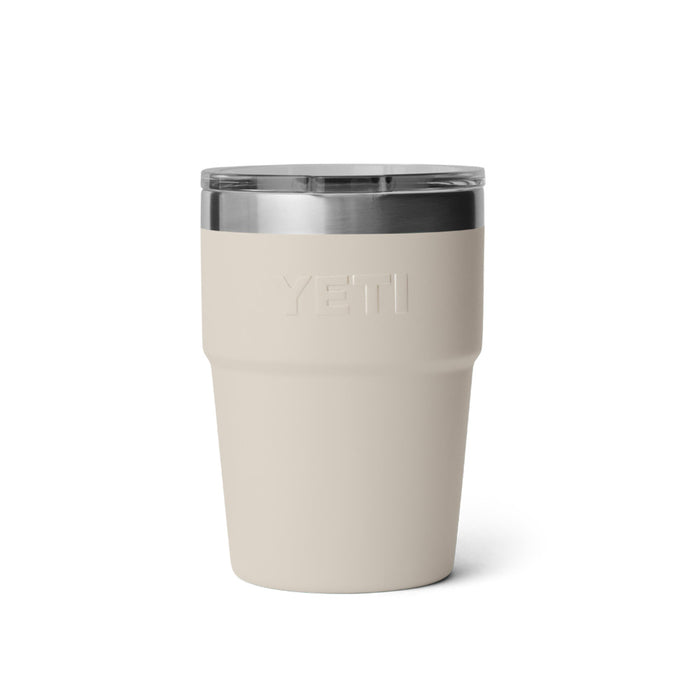 21071503614 TERMO RAMBLER 16oz STACKABLE CUP TAPA MAGNETICA CAPE TAUPE MARCA YETI