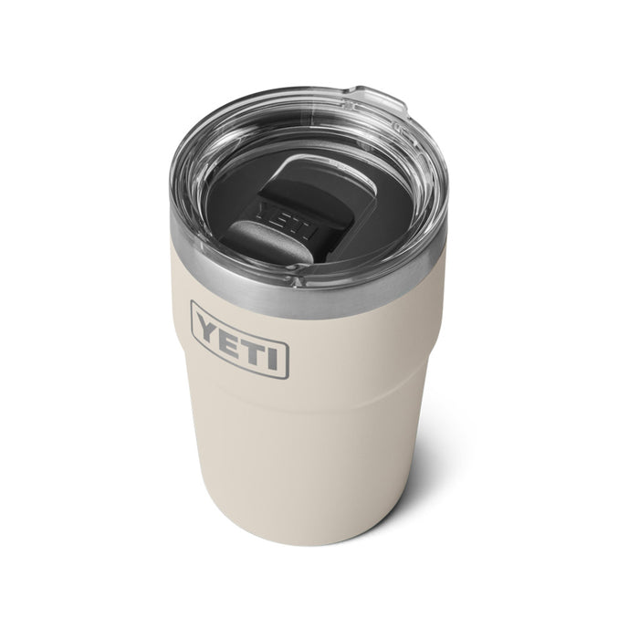 21071503614 TERMO RAMBLER 16oz STACKABLE CUP TAPA MAGNETICA CAPE TAUPE MARCA YETI