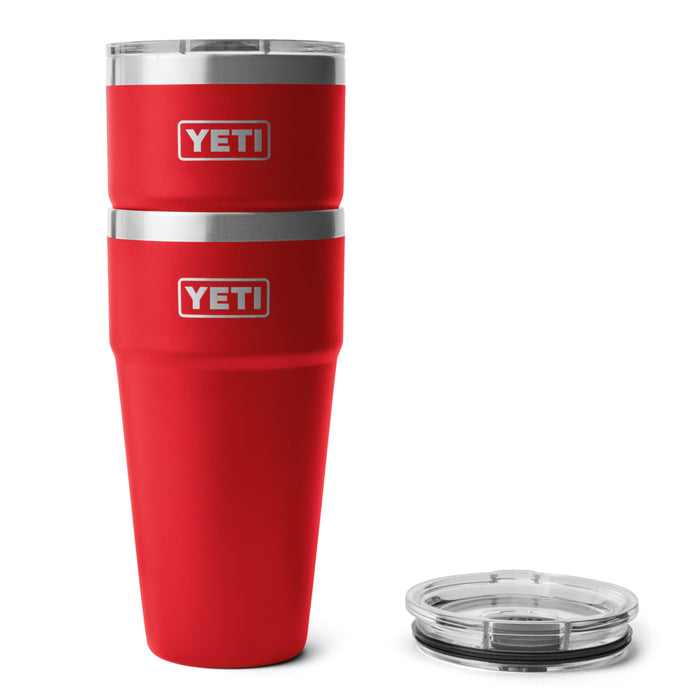 21071503893 TERMO RAMBLER 30oz STACKABLE CUP TAPA MAGNETICA RESCUE RED MARCA YETI
