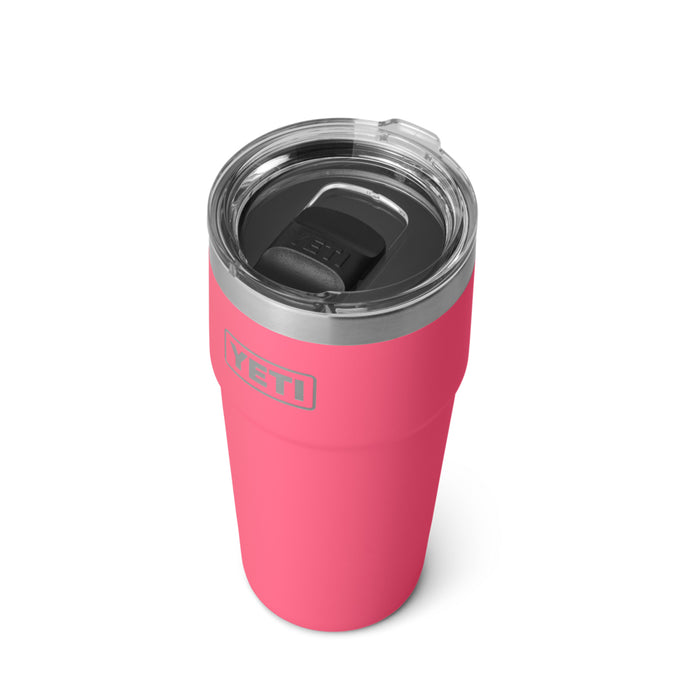21071503910 TERMO RAMBLER 20oz STACKABLE CUP TAPA MAGNETICA TROPICAL PINK MARCA YETI