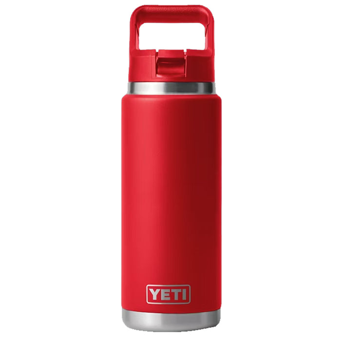 21071503996 TERMO RAMBLER 26oz STRAW BOTTLE COLOR MATCHED RESCUE RED MARCA YETI