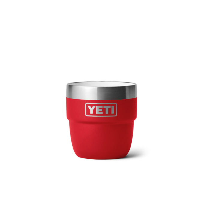 21071504004 TAZA RAMBLER 4oz STACKABLE 2 PIEZAS RESCUE RED MARCA YETI