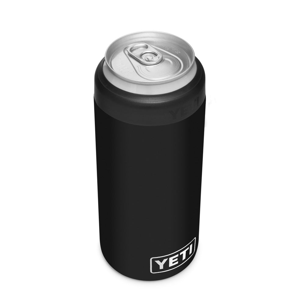 21071504064 PORTA LATA RAMBLER COLSTER SLIM NEGRO MARCA YETI